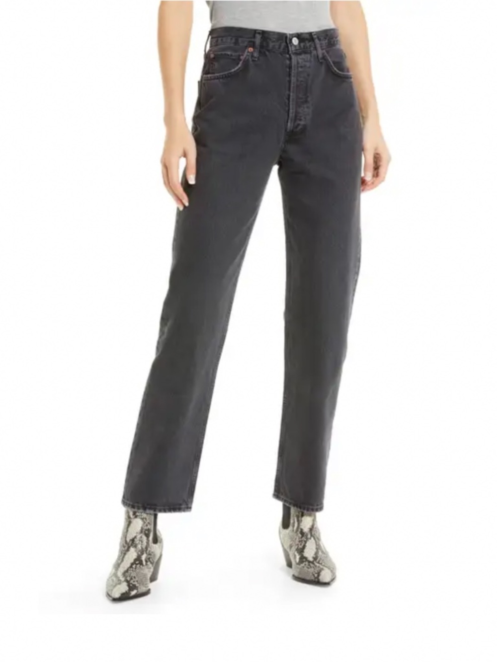 AGOLDE 90S PINCH WAIST SIZE 29 BLACK TEA